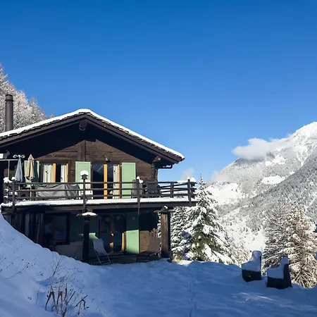 Tatil Evi Les Melezes - Typique, Terrasse & Cheminee Liddes